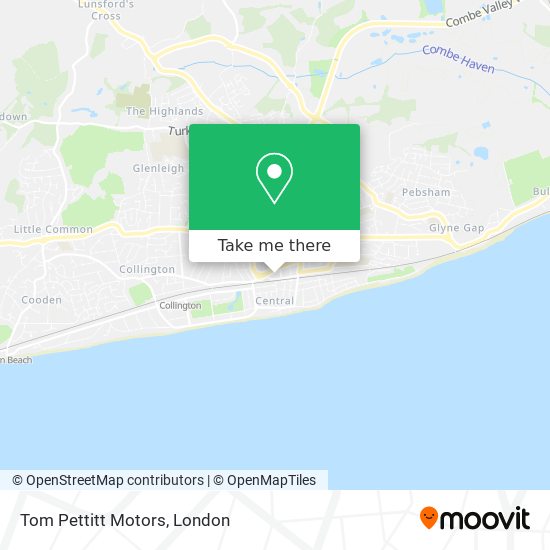 Tom Pettitt Motors map