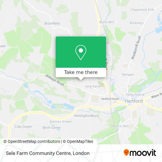 Sele Farm Community Centre map
