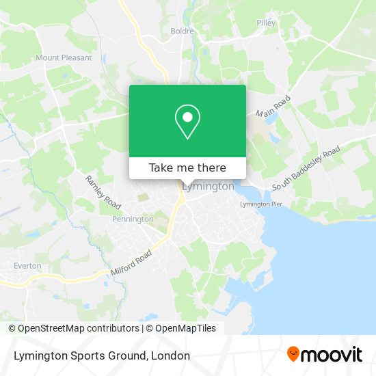 Lymington Sports Ground map