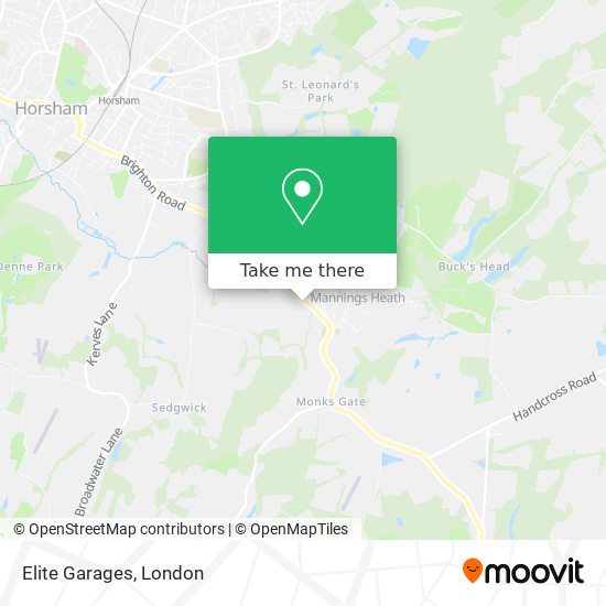 Elite Garages map