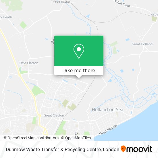 Dunmow Waste Transfer & Recycling Centre map