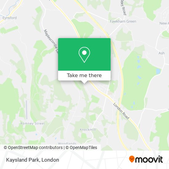 Kaysland Park map