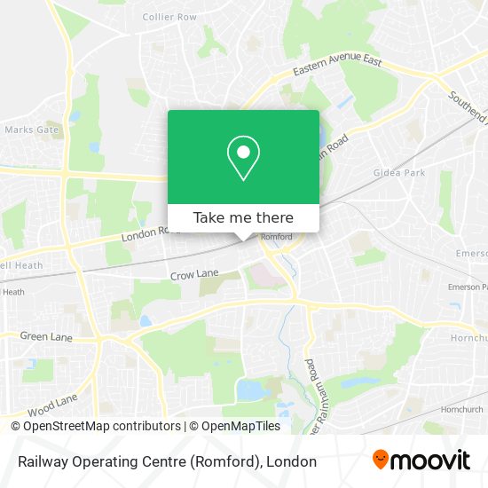 Railway Operating Centre (Romford) map