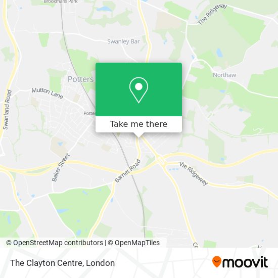 The Clayton Centre map