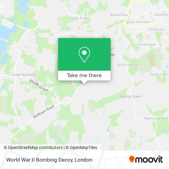 World War II Bombing Decoy map