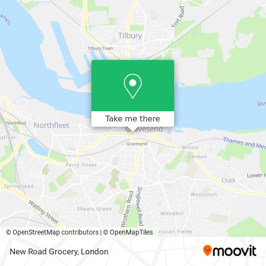 New Road Grocery map