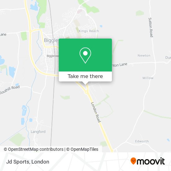 Jd Sports map