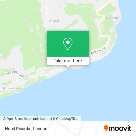 Hotel Picardie map