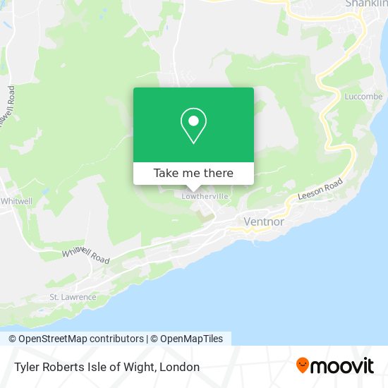 Tyler Roberts Isle of Wight map