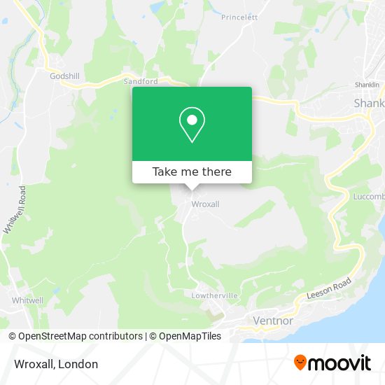 Wroxall map