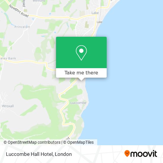 Luccombe Hall Hotel map