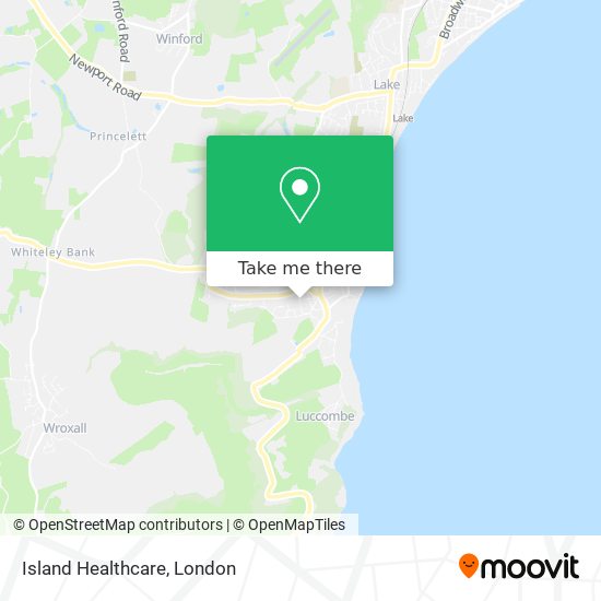 Island Healthcare map