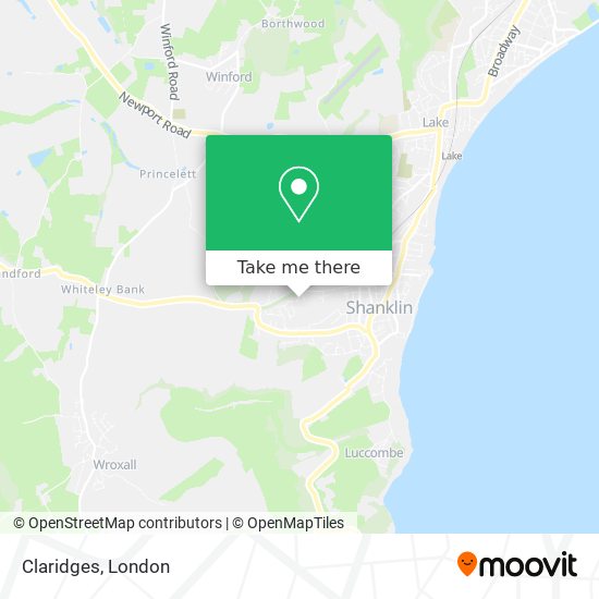 Claridges map