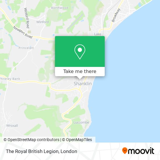 The Royal British Legion map