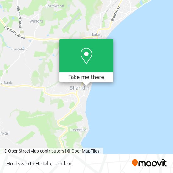 Holdsworth Hotels map