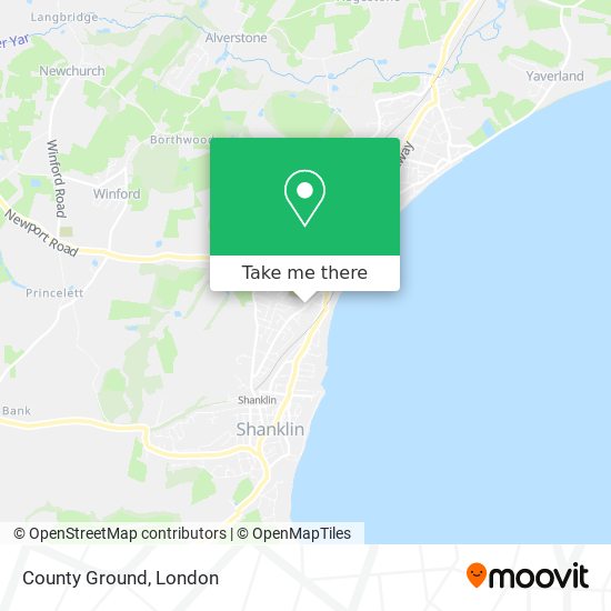 County Ground map