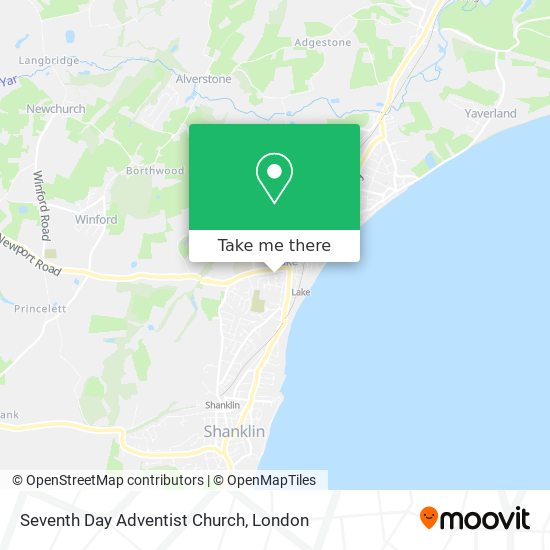 Seventh Day Adventist Church map