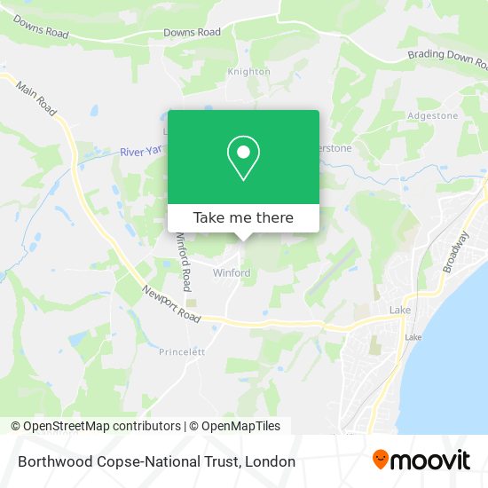Borthwood Copse-National Trust map