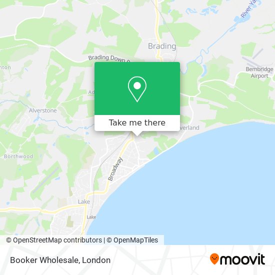 Booker Wholesale map