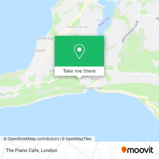 The Piano Cafe map