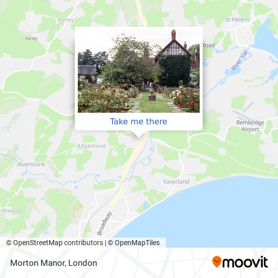 Morton Manor map
