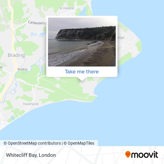 Whitecliff Bay map