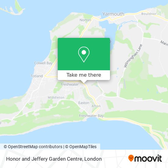 Honor and Jeffery Garden Centre map