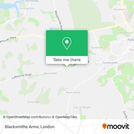 Blacksmiths Arms map