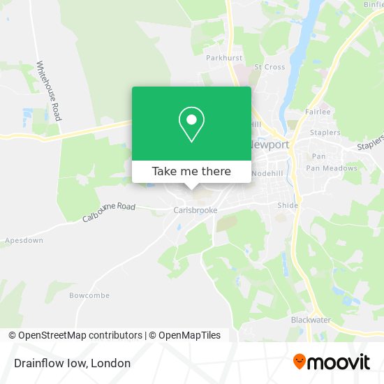 Drainflow Iow map
