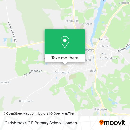 Carisbrooke C E Primary School map