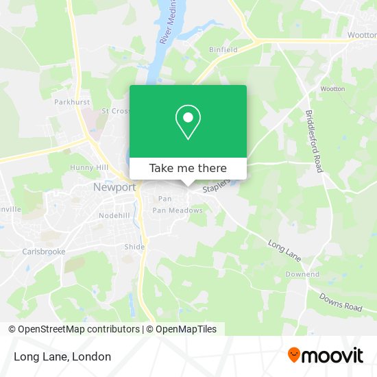 Long Lane map