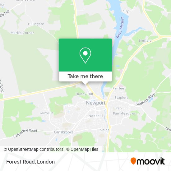 Forest Road map