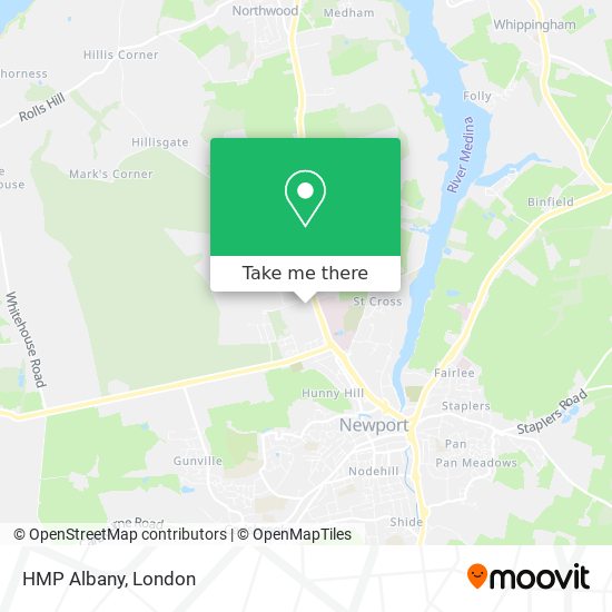 HMP Albany map