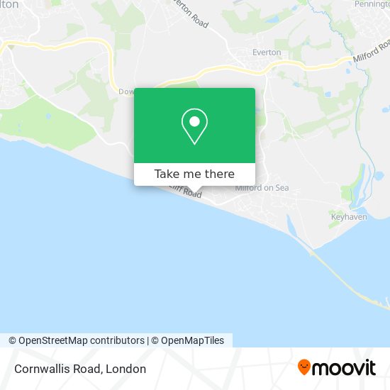 Cornwallis Road map