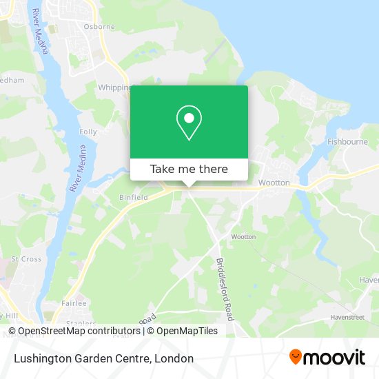 Lushington Garden Centre map