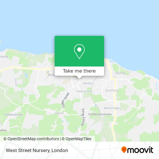West Street Nursery map
