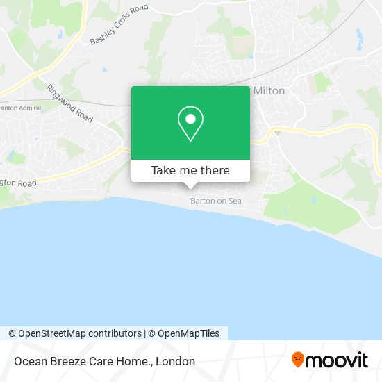 Ocean Breeze Care Home. map