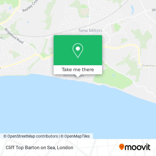 Cliff Top Barton on Sea map