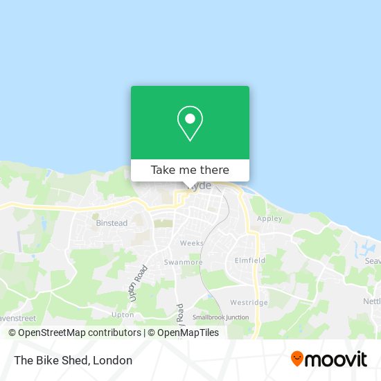 The Bike Shed map