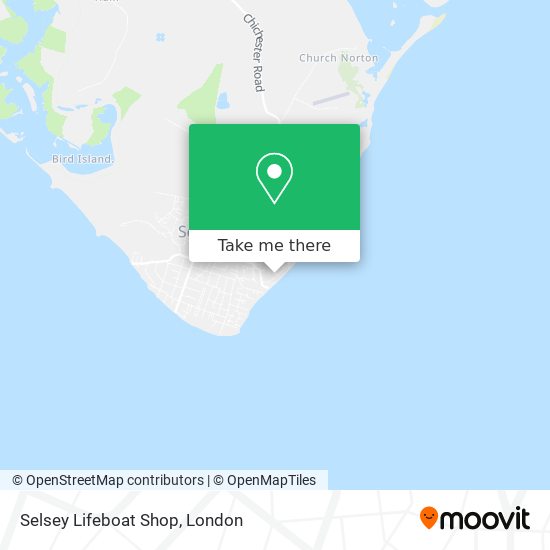 Selsey Lifeboat Shop map