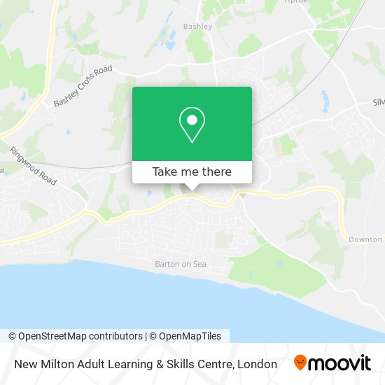 New Milton Adult Learning & Skills Centre map