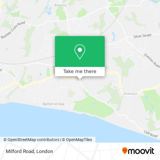 Milford Road map