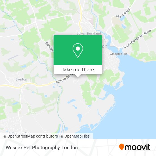 Wessex Pet Photography map