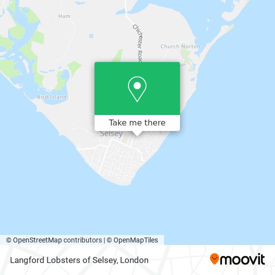 Langford Lobsters of Selsey map