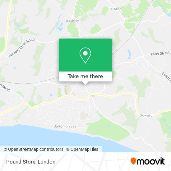 Pound Store map