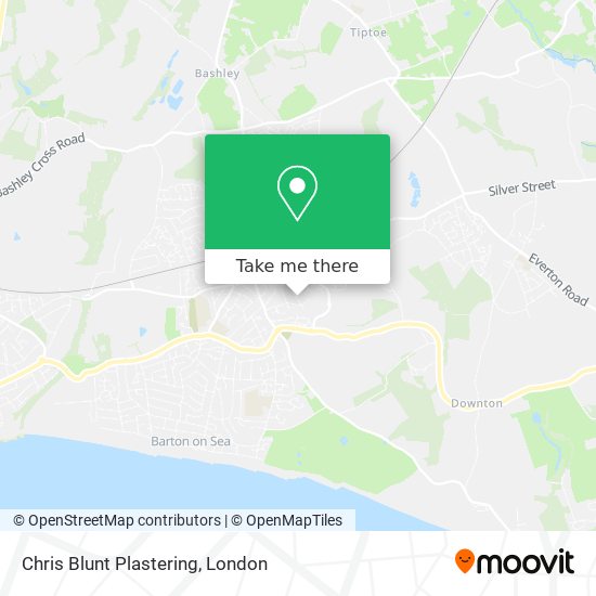 Chris Blunt Plastering map