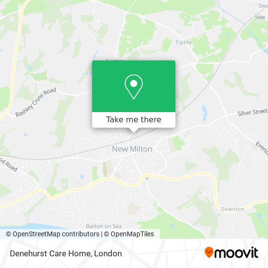 Denehurst Care Home map