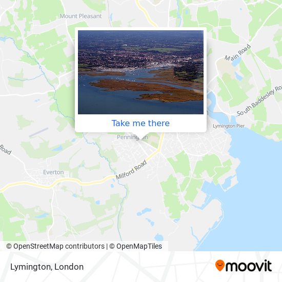 Lymington map