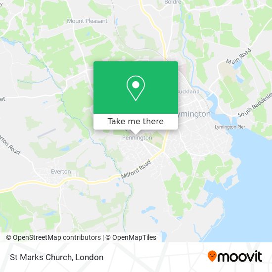 St Marks Church map