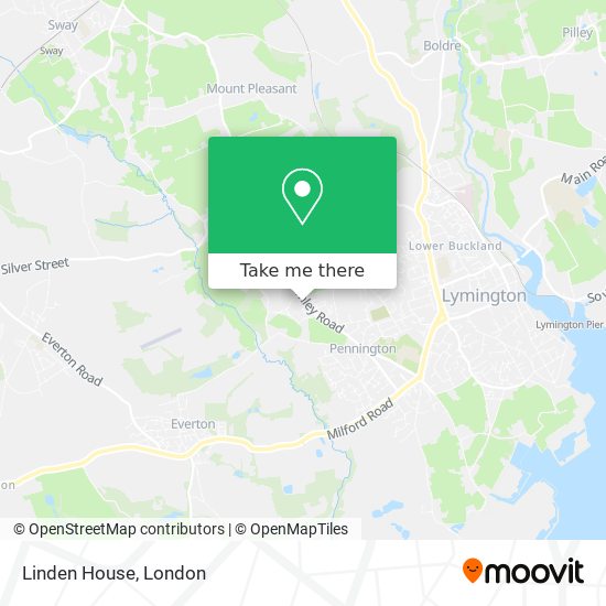 Linden House map